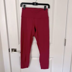 lululemon wunder train contour fit, 25” sz 8